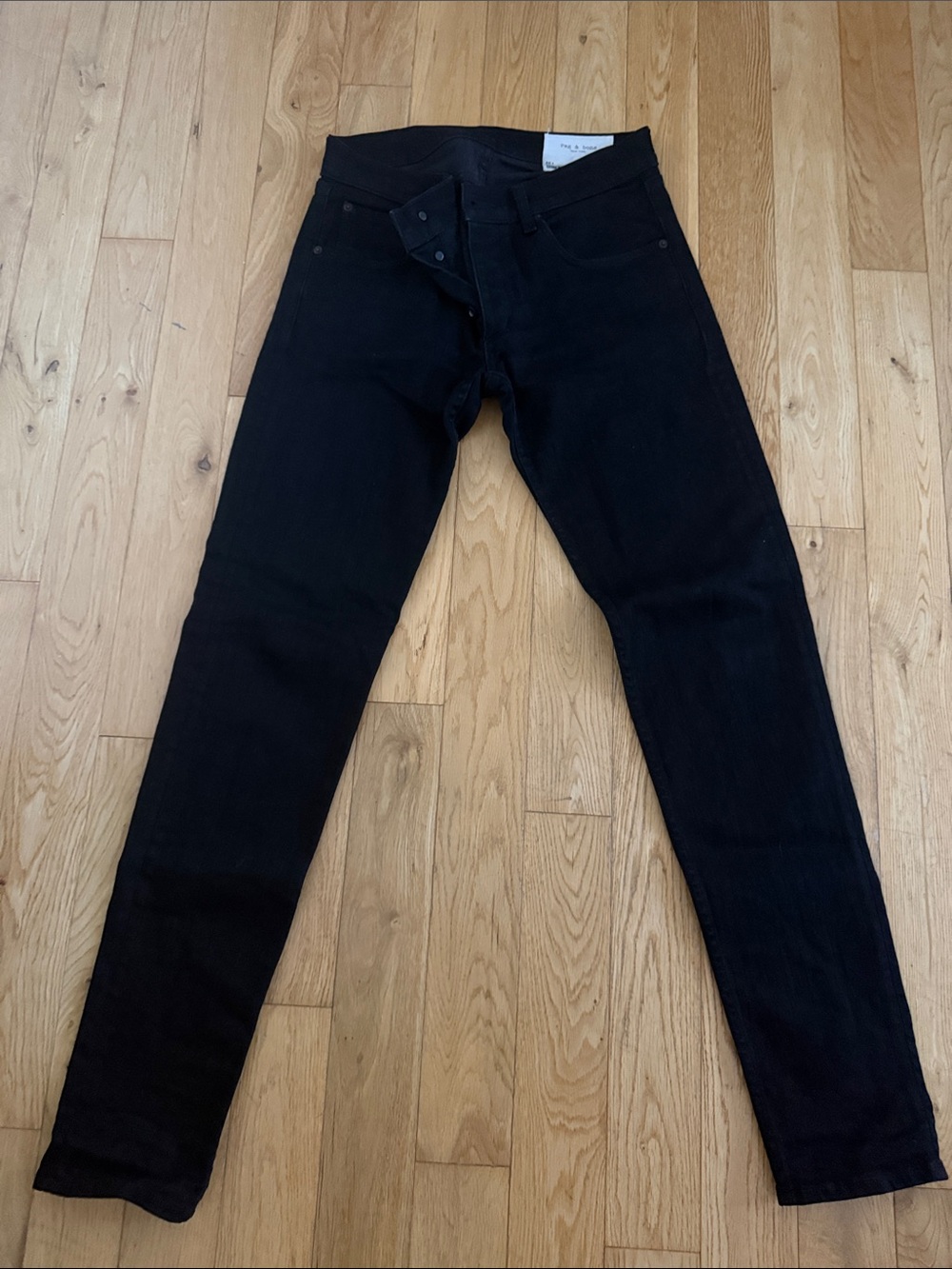 rag & bone Men's Black Skinny Jeans Fit 1 Size 32